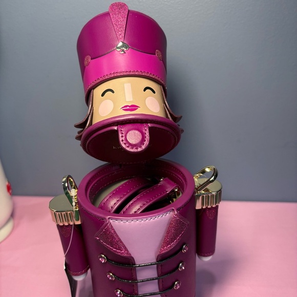 Kate Spade Pink Nutcracker Crossbody Bag Oh What Fun 3D Novelty NWT - Picture 6 of 10